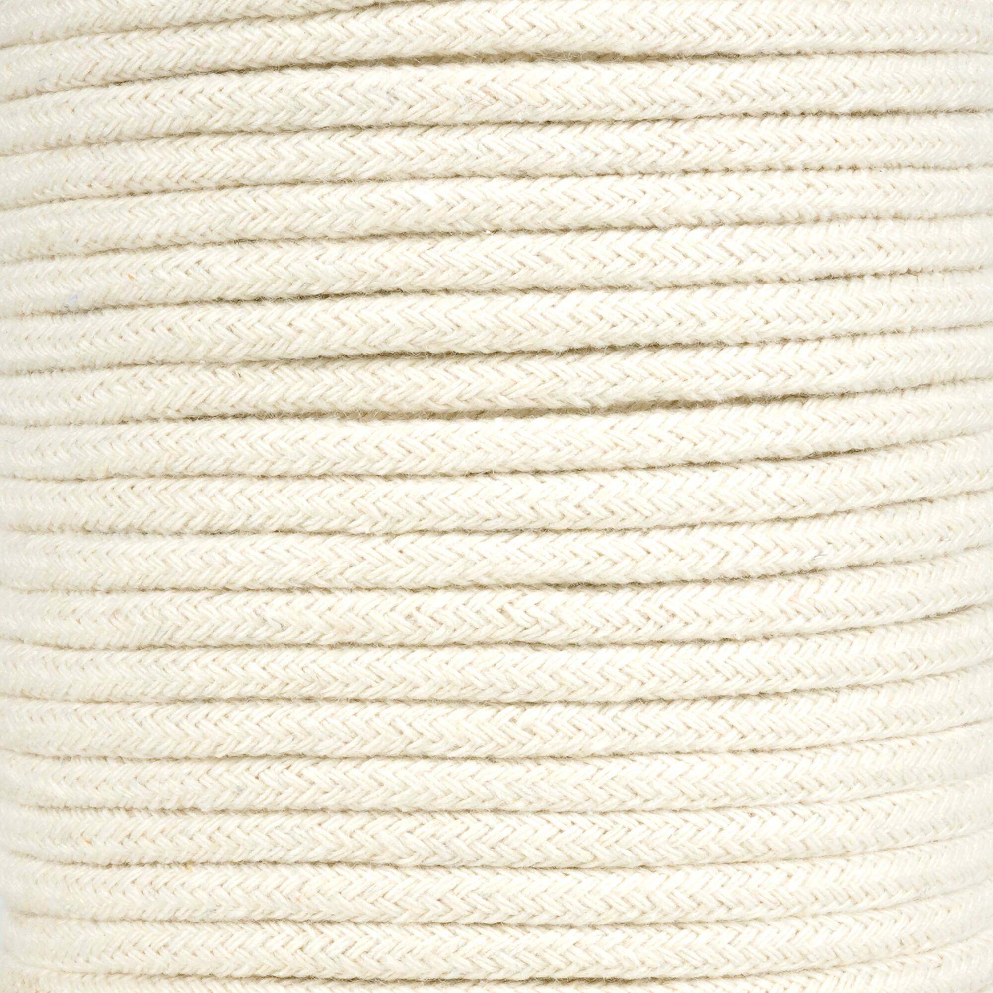 8 Pack: 4mm Natural Cotton Macramé Cord by Bead Landing™